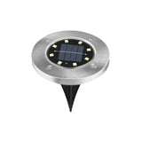 8LED stainless steel solar buried light