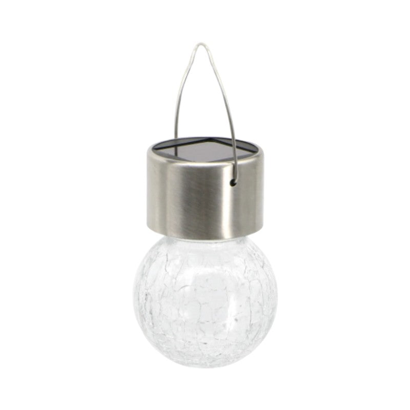 Solar glass pendant light