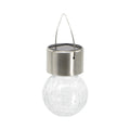 Solar glass pendant light