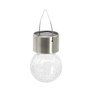 Solar glass pendant light