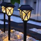 Solar square grid retro light